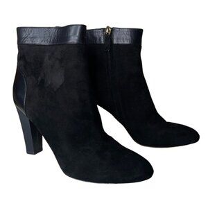 Diane von Furstenburg Daphne Leather Ankle Boots Size 8.5